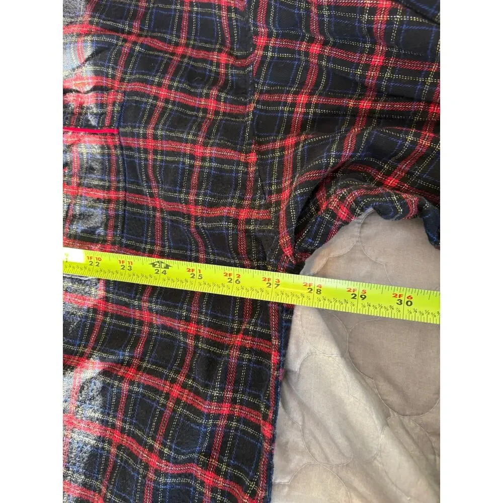 Polo Ralph Lauren Vintage Plaid Night Shirt Top L/XL, Flannel
